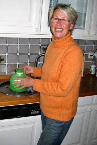 Christa in der Kueche